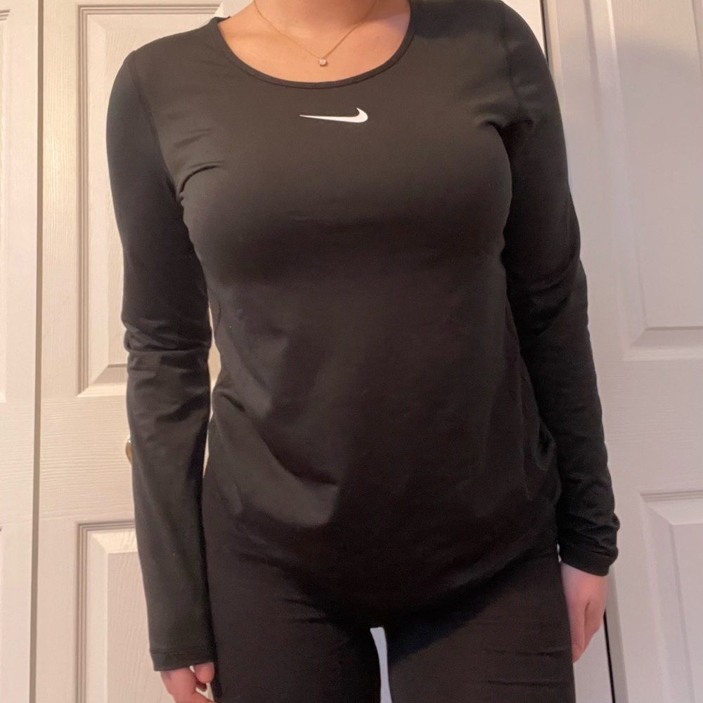 Black Nike Dri-fit Long Sleeve